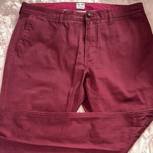 Quiksilver Men's Deep Red Chinos
